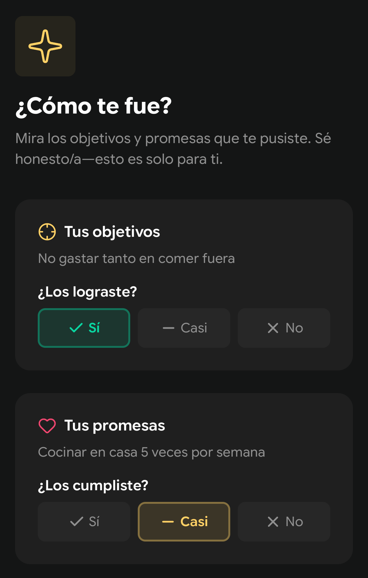Reflexión de fin de mes