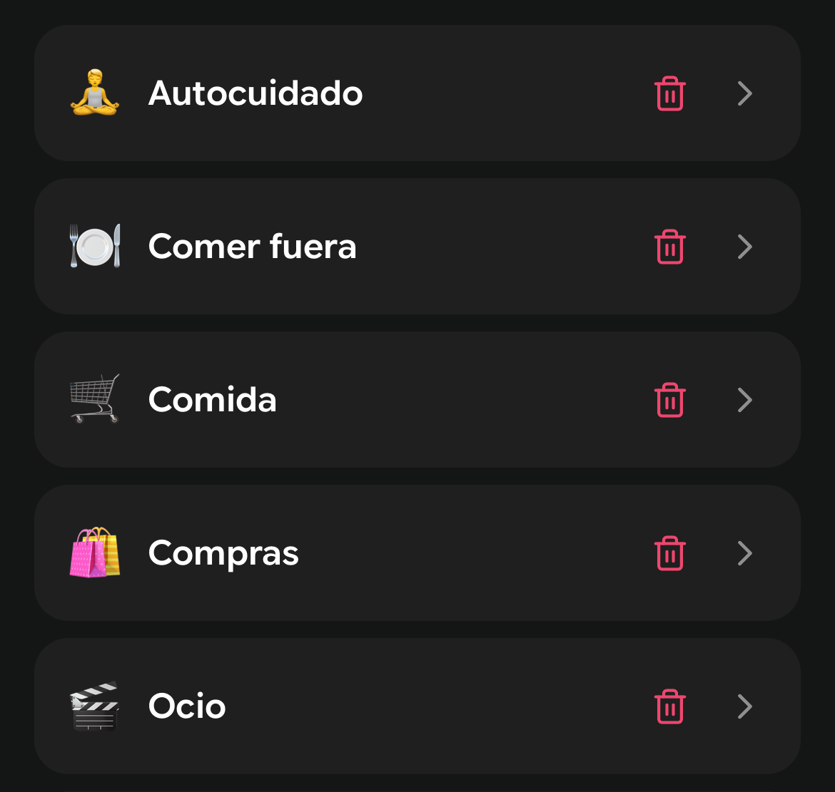 Función de etiquetas personalizadas